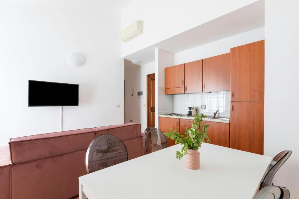Una cocina o cocineta en Sonder by Marriott Bonvoy Piazza San Pietro Apartments Vaticano