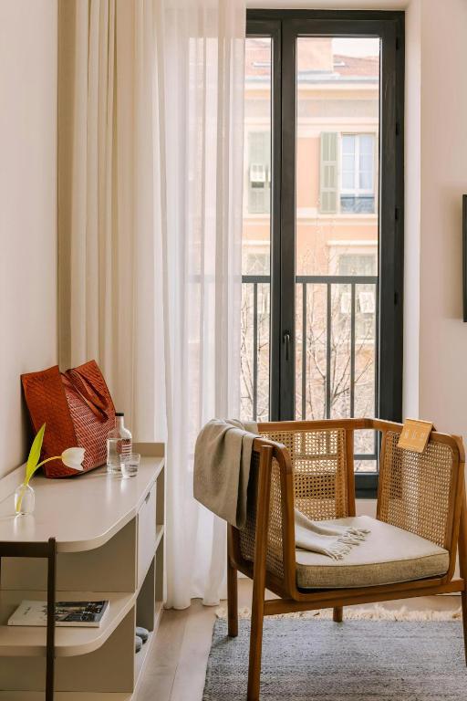 Posezení v ubytování Yelo Jean Médecin Hotel, Sonder by Marriott Bonvoy