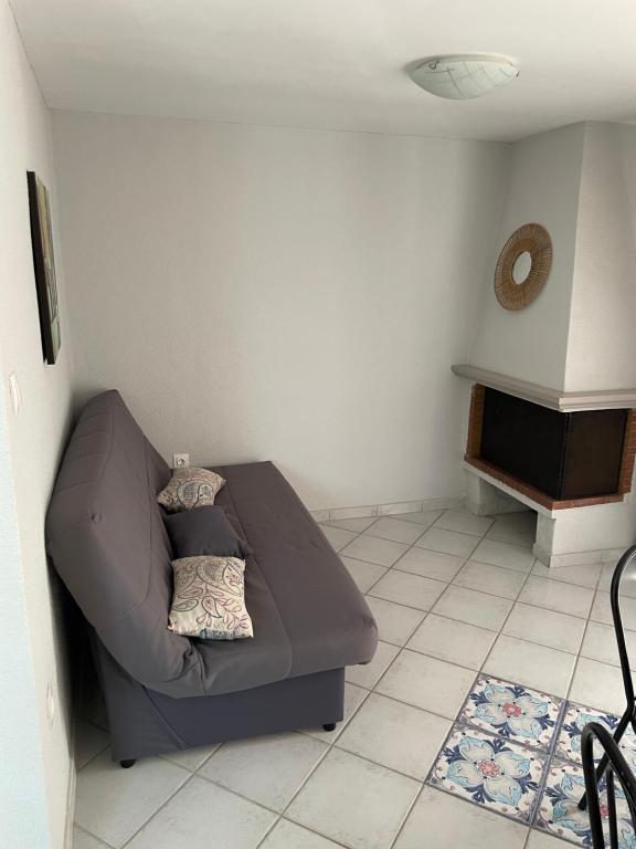 Posezení v ubytování Theodora Villas Flogita beach