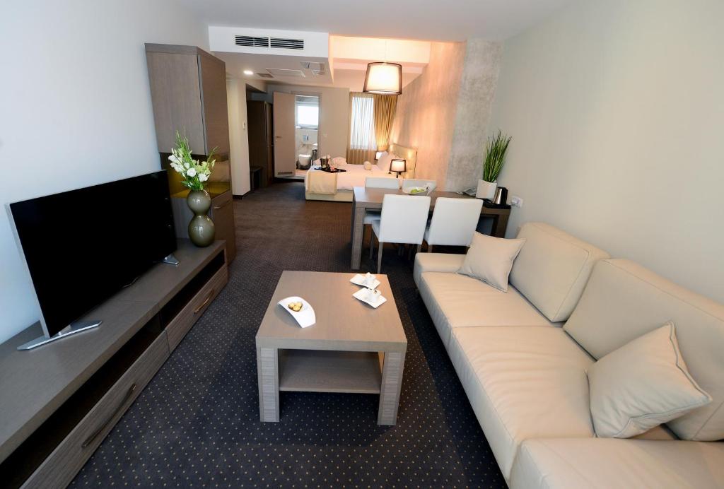 Posezení v ubytování Alexandar Square Boutique Hotel