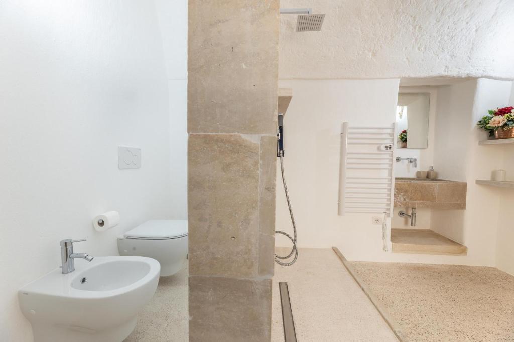 Koupelna v ubytování Casa Harem