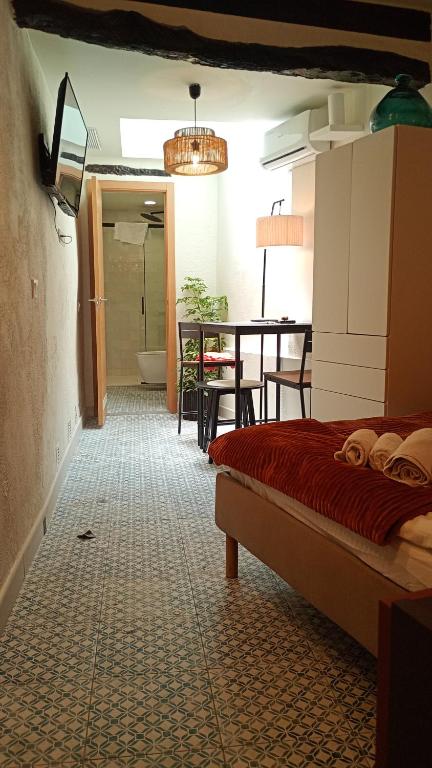 Letto o letti in una camera di CBS- Calpe biking and summer