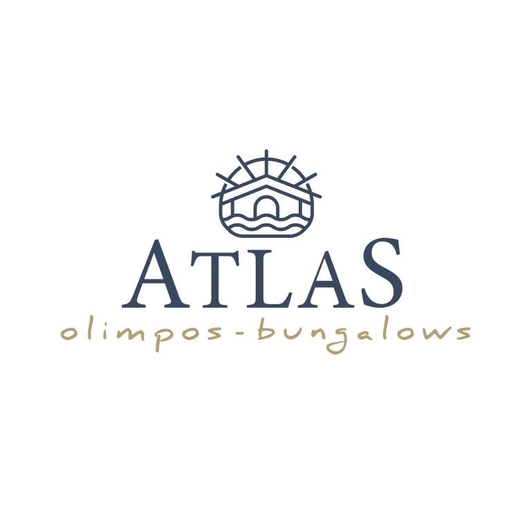 a logo for atlas europes buynesynes at Atlas Bungalows in Kumluca