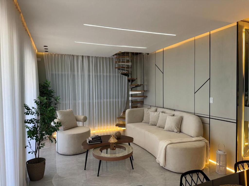 Posezení v ubytování Luxury apartment in Cabrera