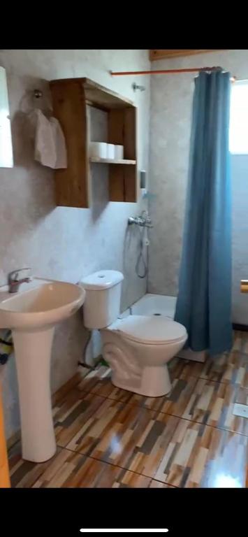Koupelna v ubytování Casa Samtours