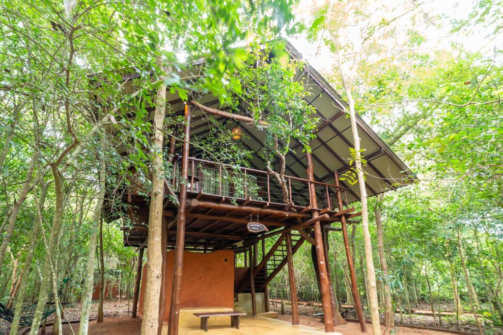Zahrada ubytování Kaala Kalaththewa Luxury Eco Resort