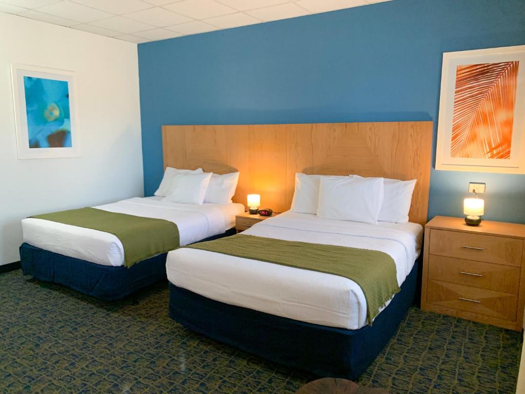 Postel nebo postele na pokoji v ubytování Ficus Hotel