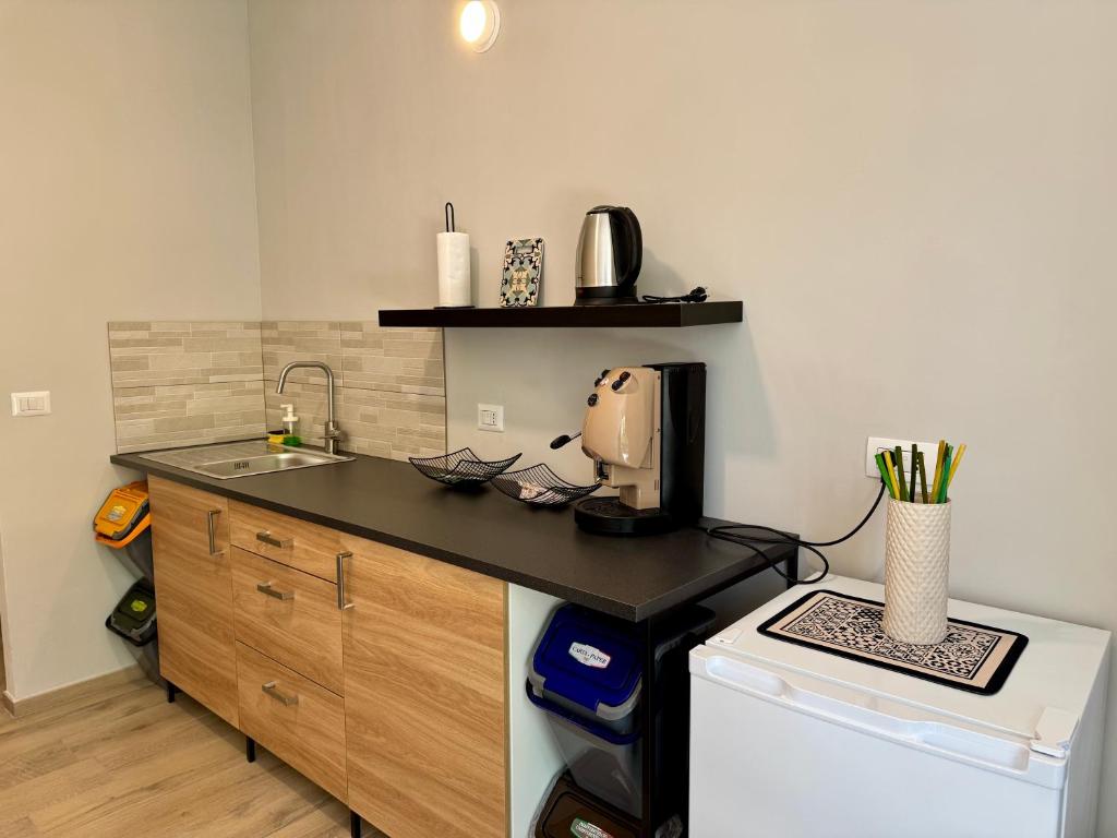 Kuchyň nebo kuchyňský kout v ubytování Cassandra Rooms