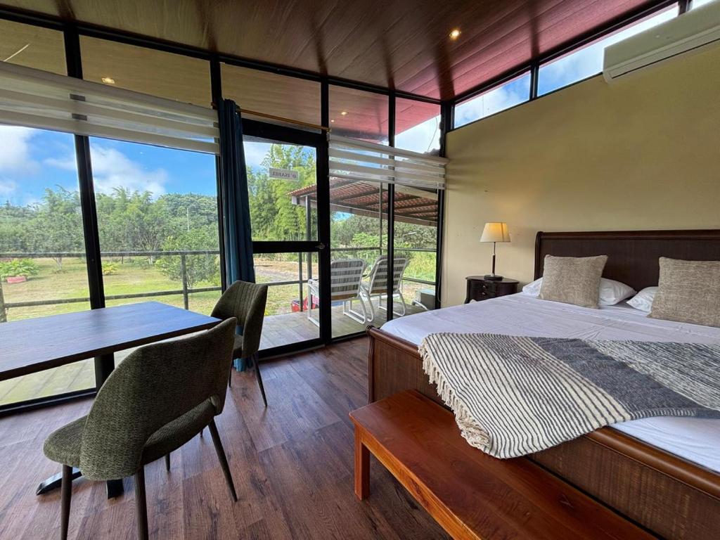 Postel nebo postele na pokoji v ubytování Quinta DCristhi Lodge