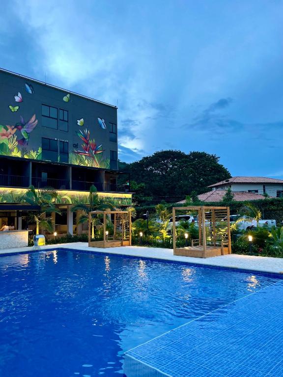 Bazén v ubytování Ivanna Hotel Campestre nebo v jeho okolí