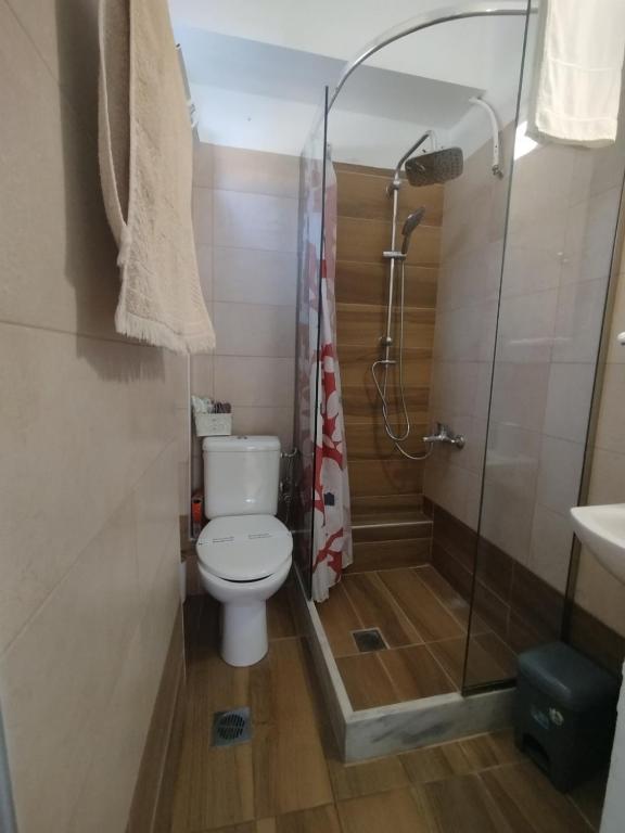 Koupelna v ubytování GIOTA ROOMS