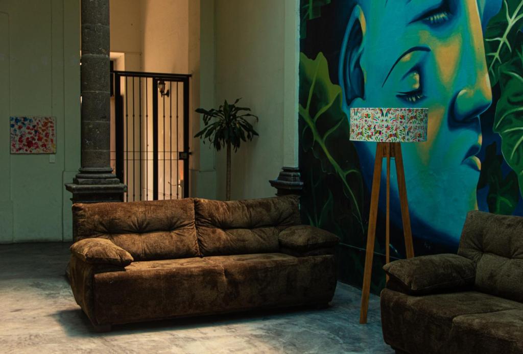 Posezení v ubytování El Pinche Hostal