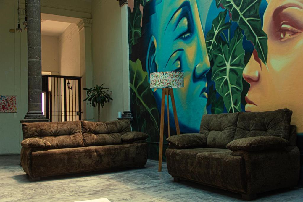 Posezení v ubytování El Pinche Hostal