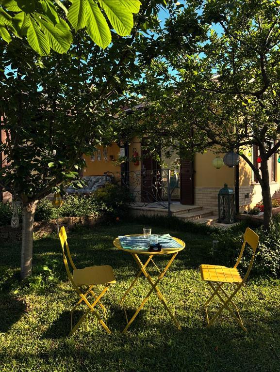 Zahrada ubytování B&B Dimora delle Ninfee