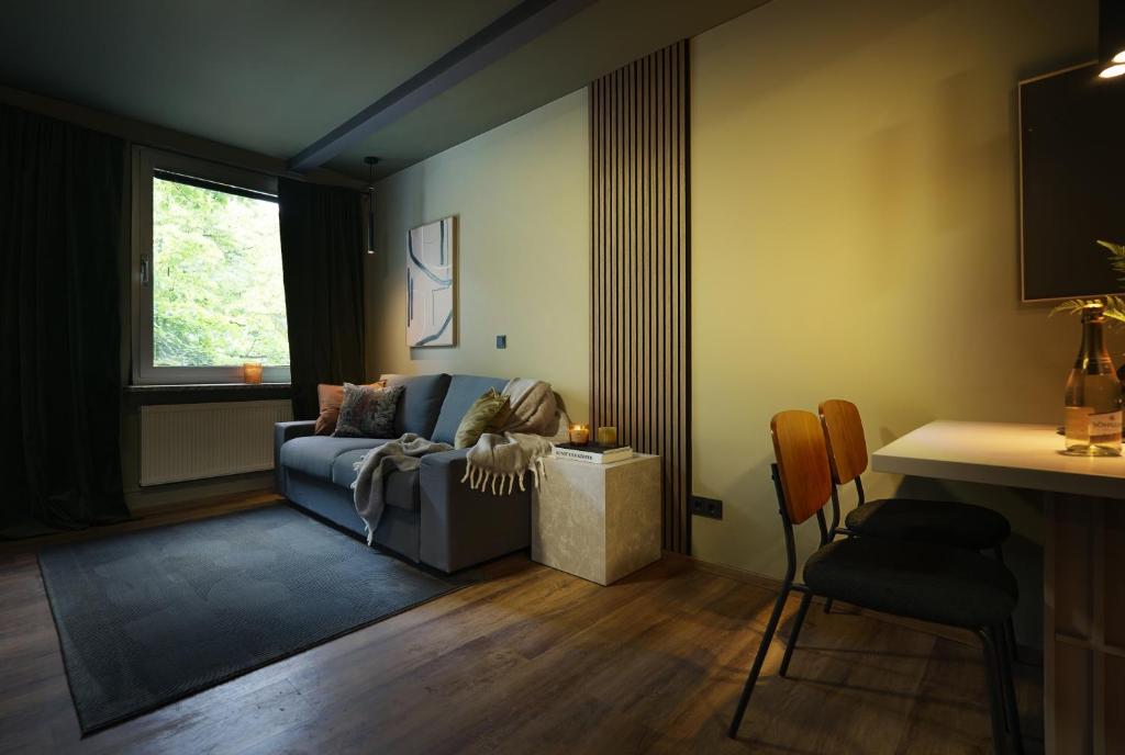 Гостиная зона в Hotspot Location Reeperbahn Harbor Premium Apartments by ORY Living