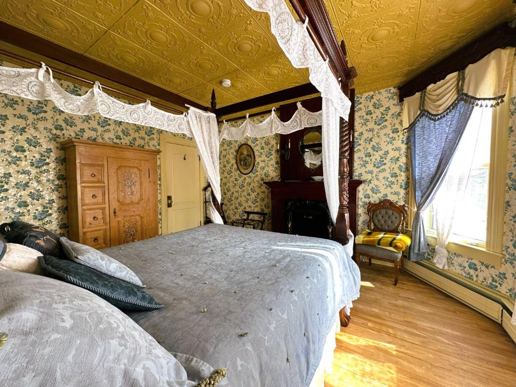 Postel nebo postele na pokoji v ubytování Ô Café Crème
