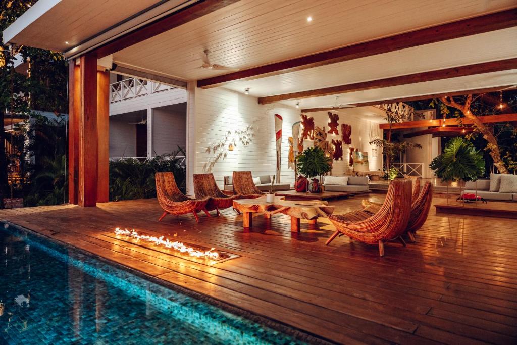 Bazén v ubytování Ibagari Boutique Hotel nebo v jeho okolí