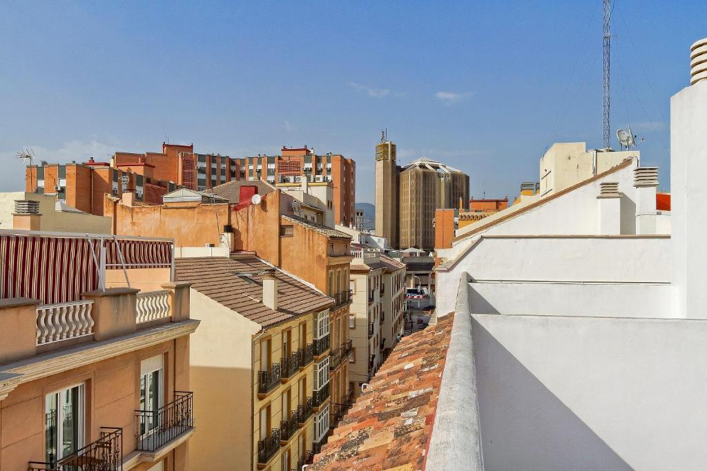 Výhľad na mesto Malaga alebo výhľad na mesto priamo z apartmánu