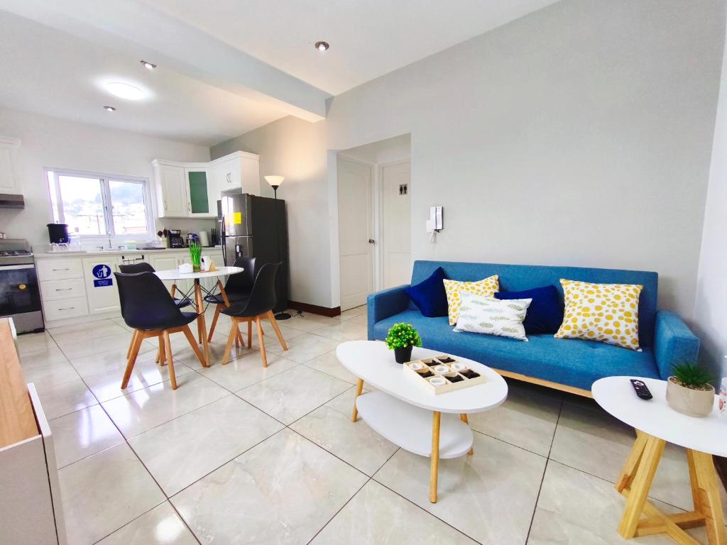 Nhà bếp/bếp nhỏ tại Apto Moderno #5 Casa Tía Tona Zona 1