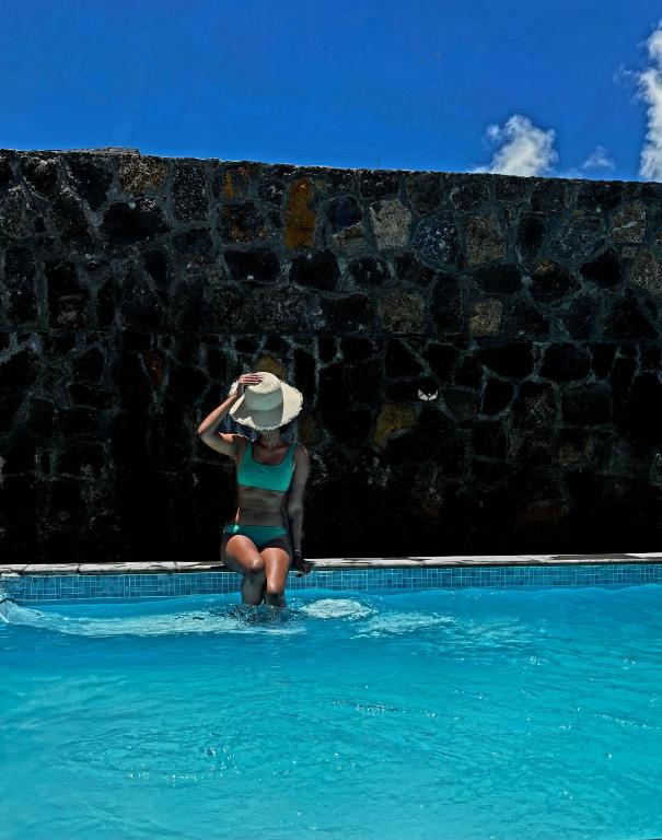 Bazén v ubytování Coco Haven Mauritius nebo v jeho okolí