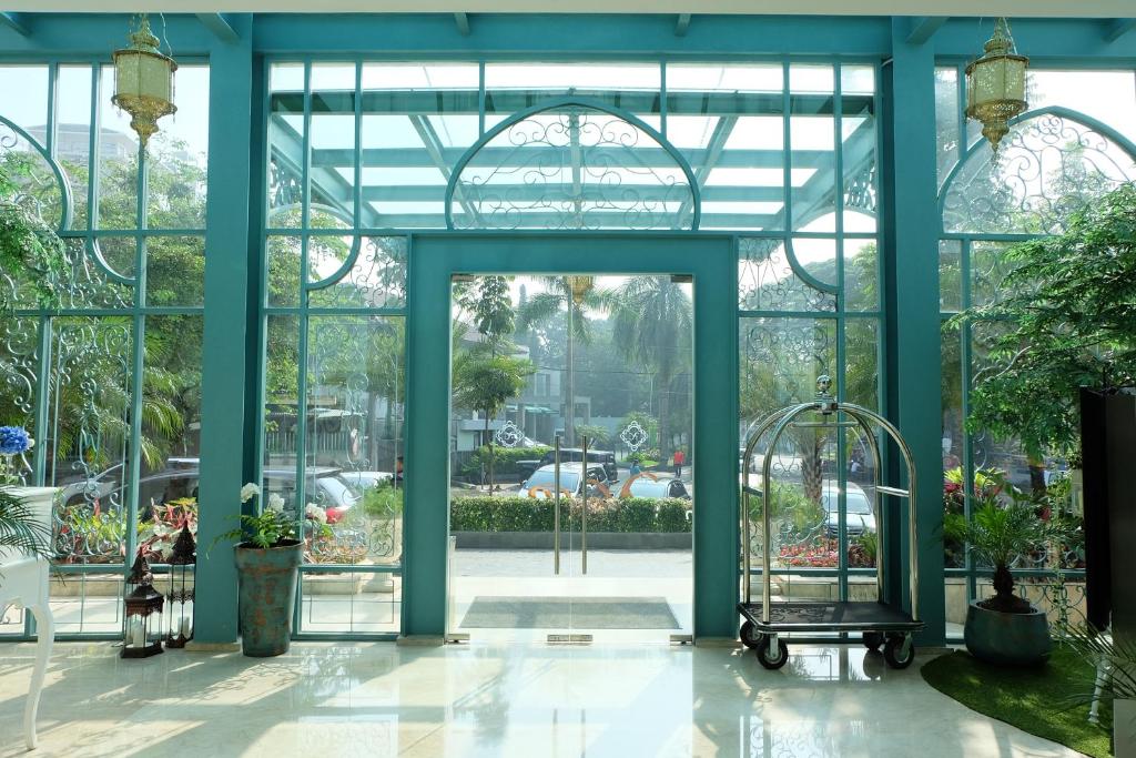 Zahrada ubytování Noor Hotel