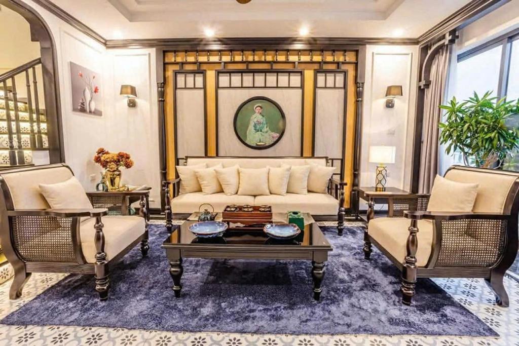 Posezení v ubytování Maison Villa Hue 4PN