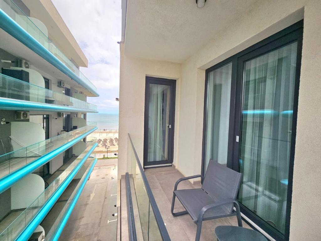 Balkón nebo terasa v ubytování Navodari Mamaia Nord, Promenada 101 apartament 20