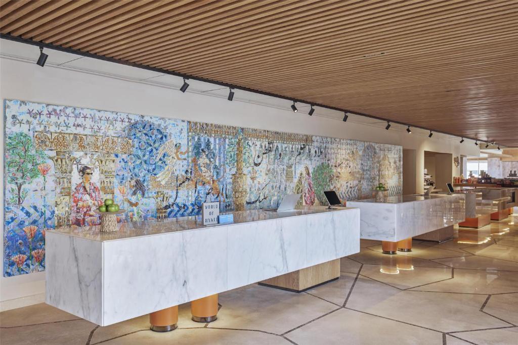 Restoran või mõni muu söögikoht majutusasutuses Hyatt Centric Cairo West