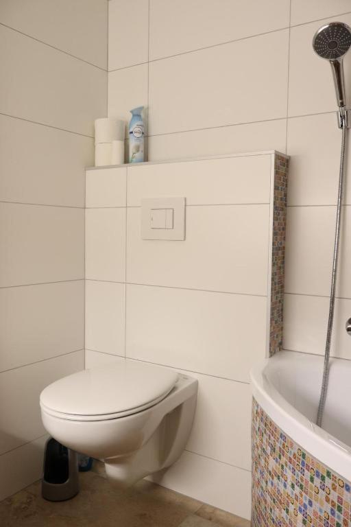Koupelna v ubytování Ferienhaus Ella