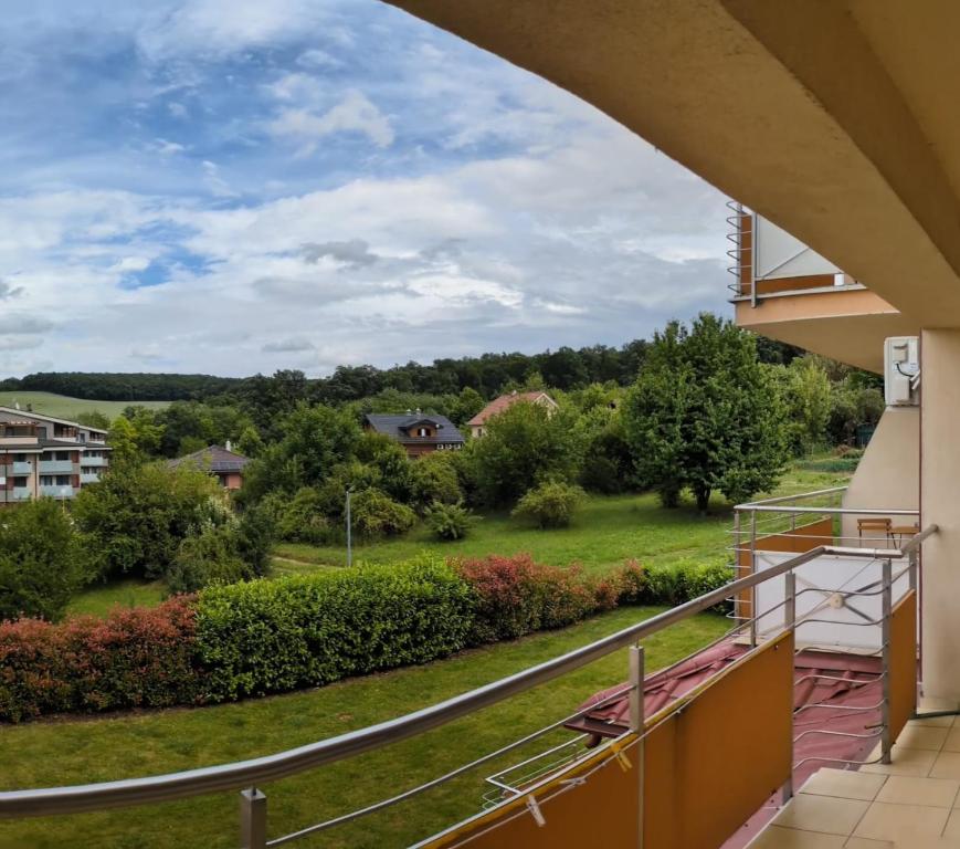 Balkón nebo terasa v ubytování Moderný Apartmán v Podhájskej