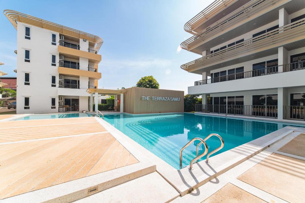 Πισίνα στο ή κοντά στο Brand-New Stylish Studio Apartment B102, Lamai, The Terraza