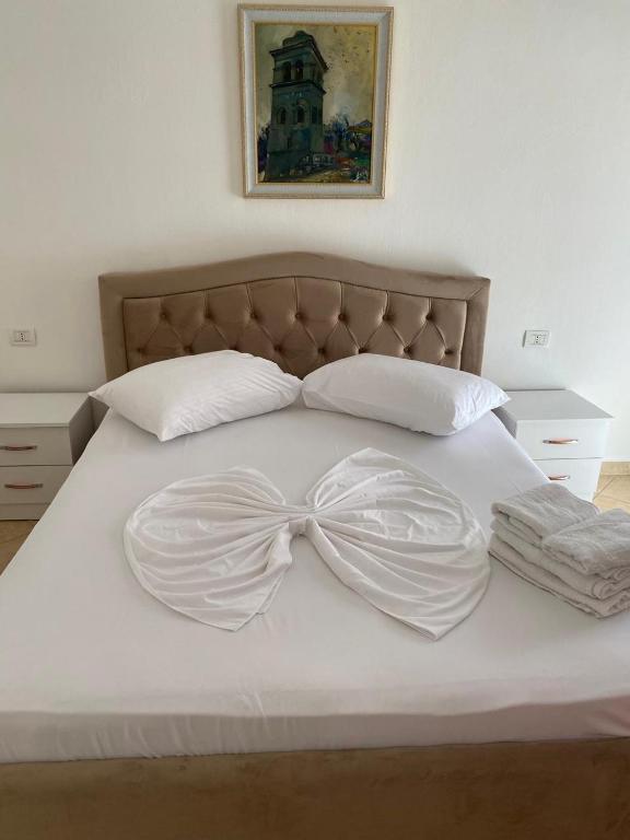 Postel nebo postele na pokoji v ubytování Vila Vera