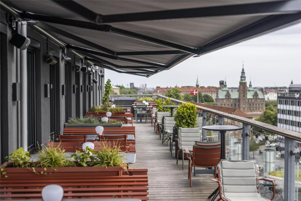 Balkón nebo terasa v ubytování Scandic Norreport