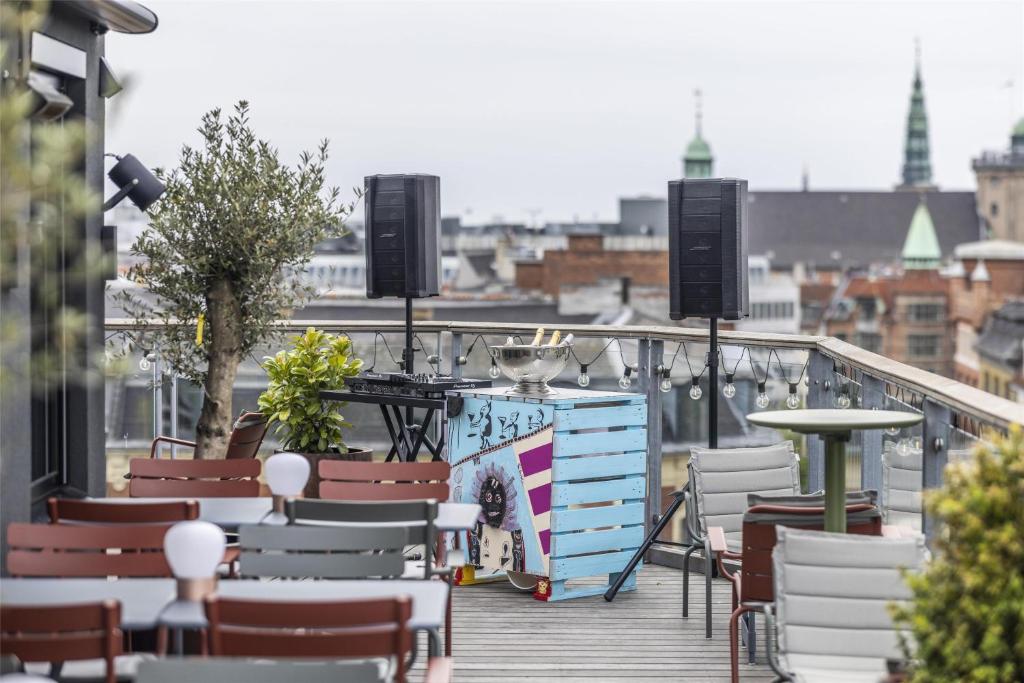 Balkón nebo terasa v ubytování Scandic Norreport