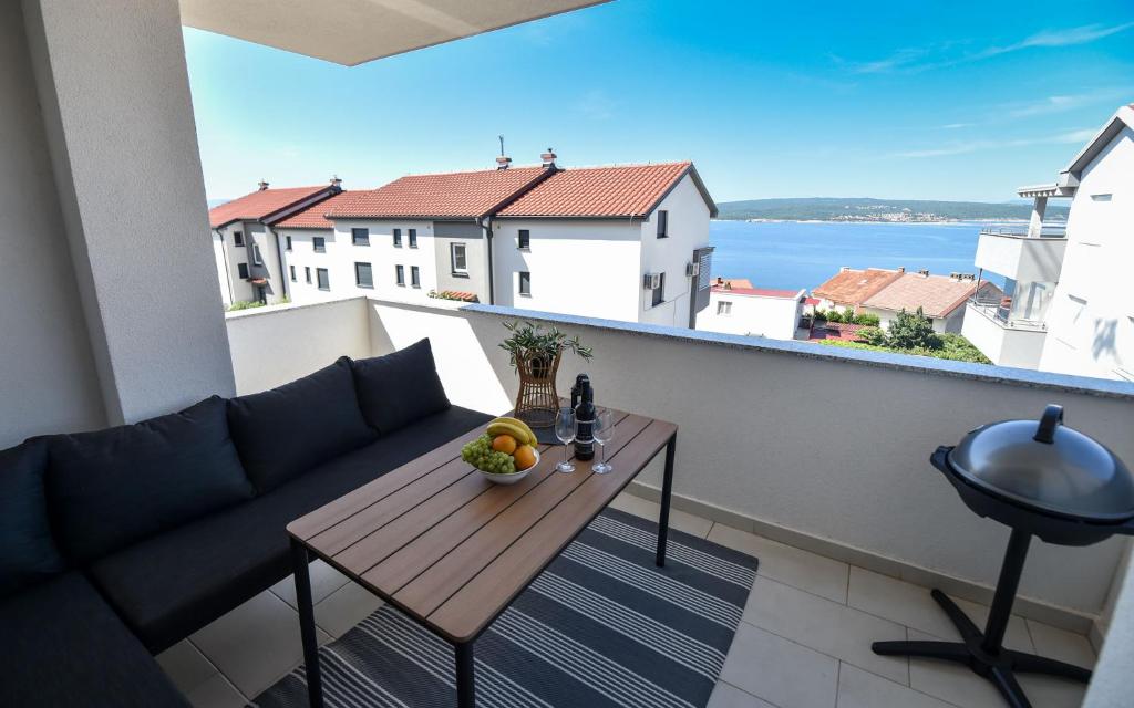 Balkón nebo terasa v ubytování Apartment Lika