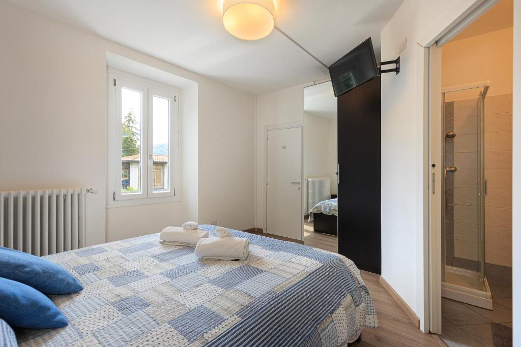 Postel nebo postele na pokoji v ubytování Tata's Room