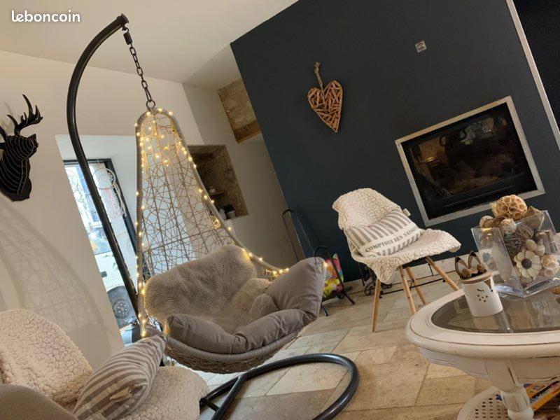 Posezení v ubytování Gite de charme 6 pers avec SPA privé