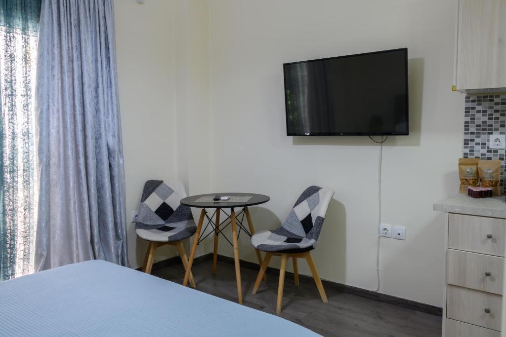A television and/or entertainment centre at Koukaki Home