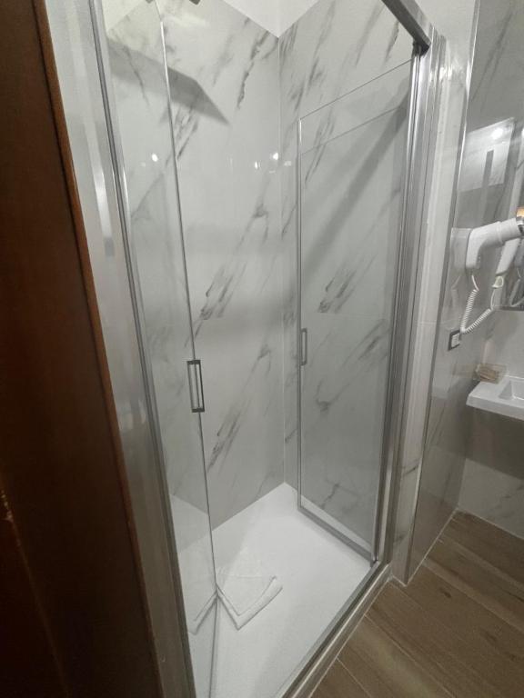 Koupelna v ubytování Hotel Gabriella