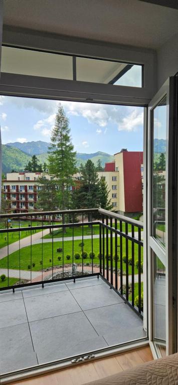 Balkón alebo terasa v ubytovaní Rewita Kościelisko-Zakopane