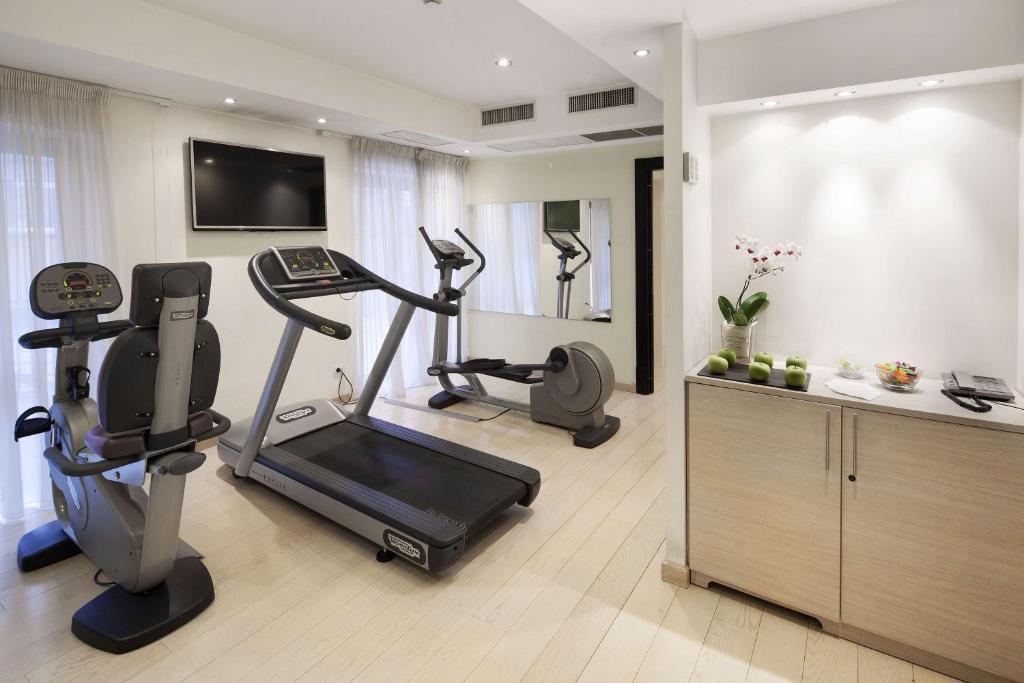 Fitness centrum a/nebo fitness zařízení v ubytování NH Collection Roma Giustiniano