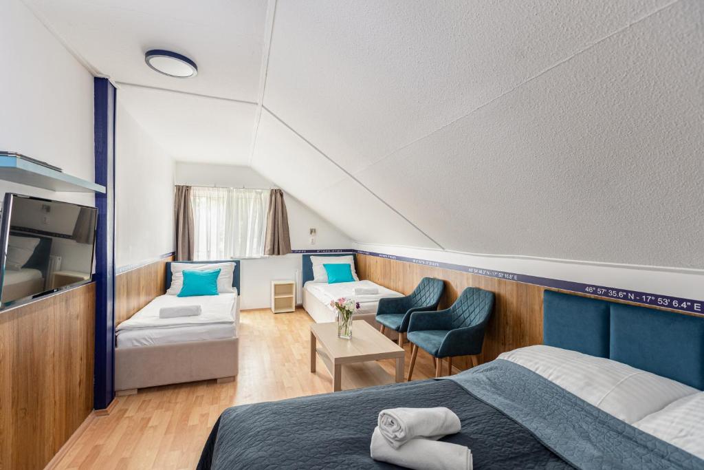 Postel nebo postele na pokoji v ubytování Hotel Solero