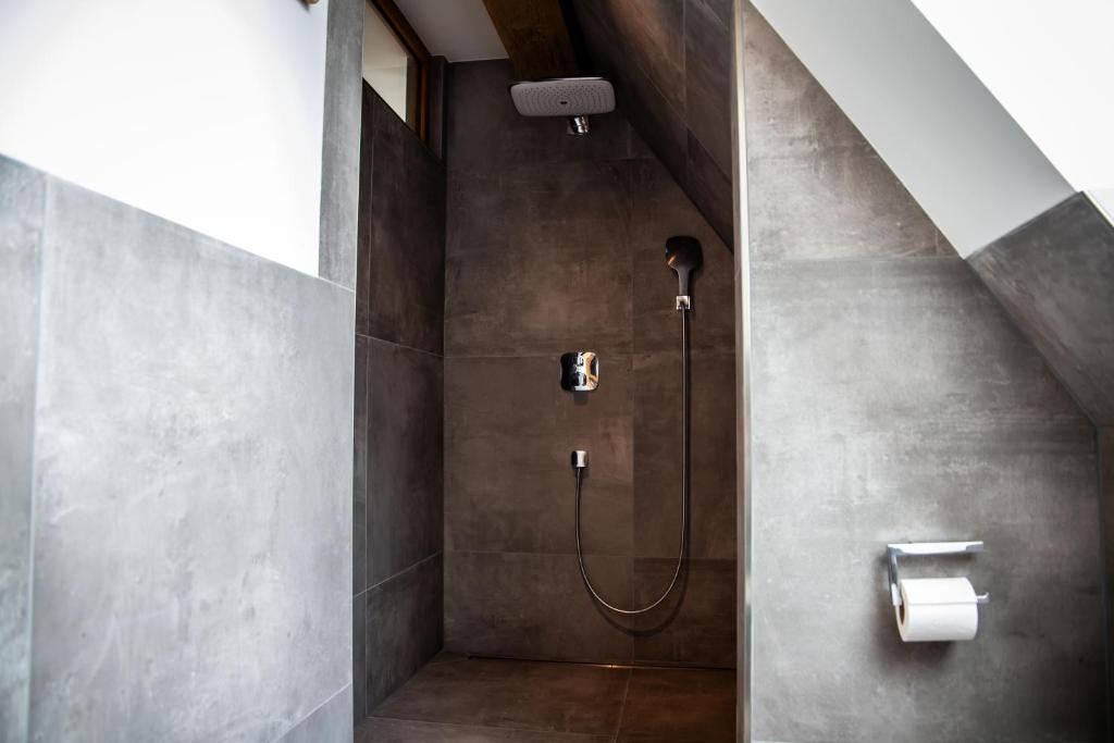 Koupelna v ubytování Landhaus Gebirgsglück