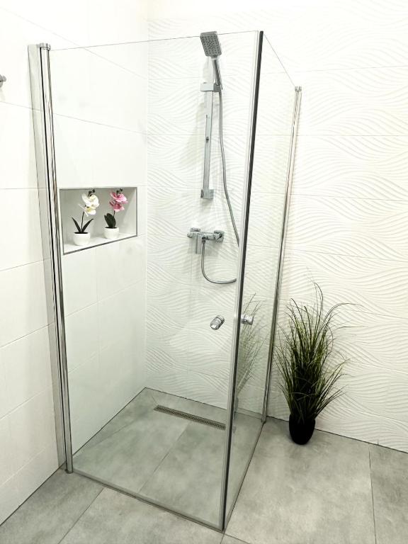 Uma casa de banho em VIBE S32 Apartman,AC,Free Parking