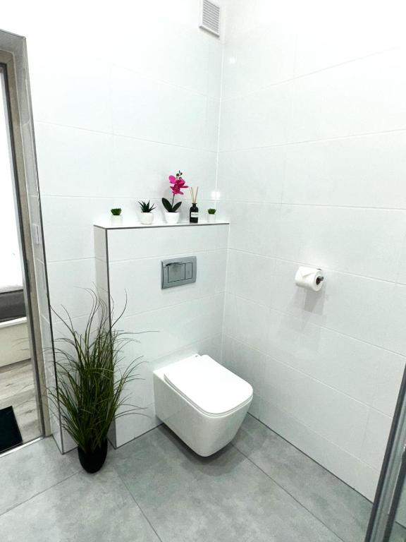 Uma casa de banho em VIBE S32 Apartman,AC,Free Parking