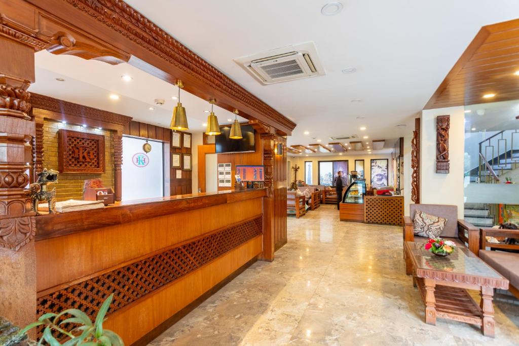 TV a/nebo společenská místnost v ubytování Hotel Kutumba