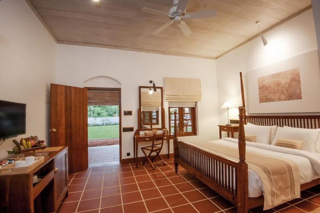 Postel nebo postele na pokoji v ubytování EKHO Sigiriya
