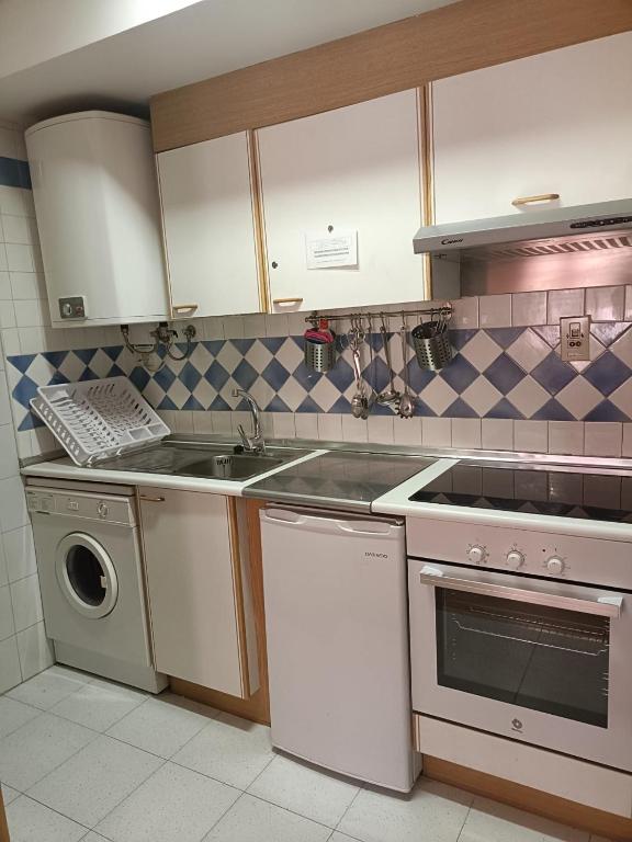 Kuchyň nebo kuchyňský kout v ubytování Apartamento Canfranc