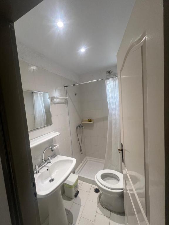 Koupelna v ubytování Mark Hotel