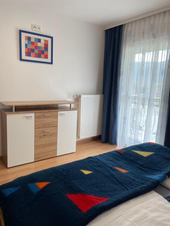 Postel nebo postele na pokoji v ubytování Haus Elvira